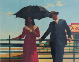 Jack Vettriano; Bad Timing (Study)