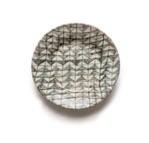 Hylton Nel; Plate with an abstract grey triangle motif