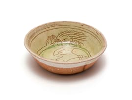 Hylton Nel; Bowl with female nude and leaf