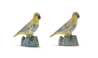 Hylton Nel; Pair of yellow and blue birds, two