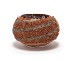 Gcinani Duma; A Threads of Africa copper and silver wire bowl