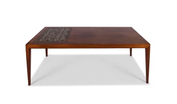 Severin Hansen rosewood coffee table, for Haslev Møbelsnedkeri, Denmark, 1960s