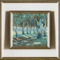 Sydney Carter; Bluegums along a Pathway