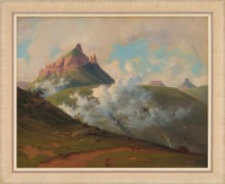 Willem Hermanus Coetzer; Mountainous Landscape