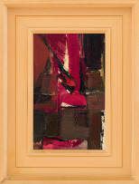 Sidney Goldblatt; Abstract Composition in Red