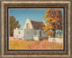 Nils Andersen; Farmhouse with Orange Trees