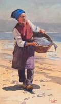 Lucy Wiles; Woman with Fish