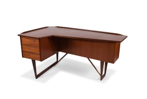 Peter Løvig Nielsen, 'Boomerang' office desk, Denmark, 1956