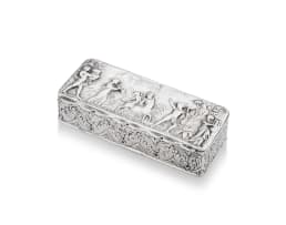 Late Victorian silver snuff box, George Nathan & Ridley Hayes, Chester, 1896