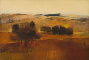 Jane Tully Heath; Landscape with Trees