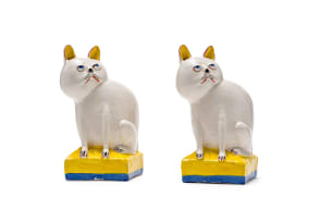 Hylton Nel; Cat on Yellow Base, two