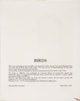 Jules van de Vijver; Birds, portfolio