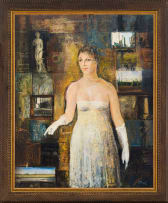 Simon Stone; Woman with Gloves