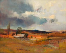 Christopher Tugwell; Landscape with Farmhouse