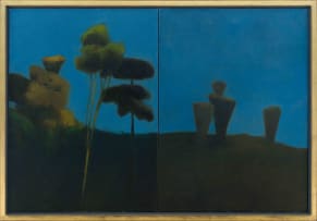 Andrew Verster; Trees, diptych