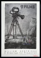 William Kentridge; 9 Films, 9 Drawings for Projection, Poster