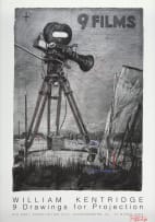 William Kentridge; 9 Films, 9 Drawings for Projection, Poster