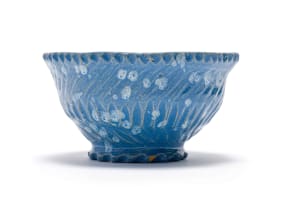 Hylton Nel; Blue bowl with white spots