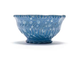 Hylton Nel; Blue bowl with white spots