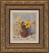 Adriaan Boshoff; Daisies in a Vase