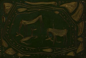 Walter Battiss; Antelope; Figures, four