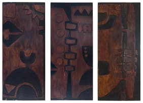 Hannes Harrs; Abstract Panels, Tryptich