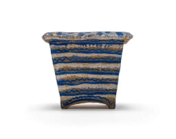 Hylton Nel; Planter with blue and white patterns, two