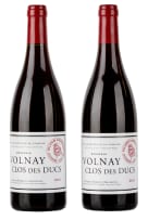 Marquis d'Angerville; Volnay 1er Cru Clos des Ducs; 2011; 2 (1 x 2); 750ml