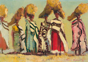 Terence McCaw; Women Carrying Thatch