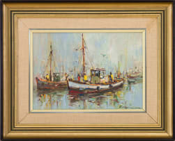 Christiaan Nice; A Fishing Trawler