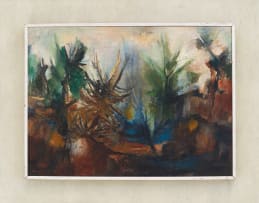 Paul du Toit; Landskap met Bome (Landscape with Trees)