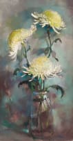 Ruth Squibb; Yellow Chrysanthemums in a Vase