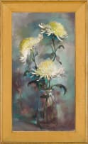 Ruth Squibb; Yellow Chrysanthemums in a Vase