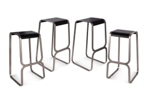 Set of four Fabio Bortolani 'Continuum' bar stools for Lapalma, Italy, 2011