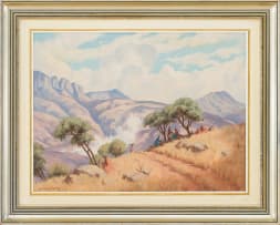 Willem Hermanus Coetzer; Mountain Landscape, N.E. Transvaal