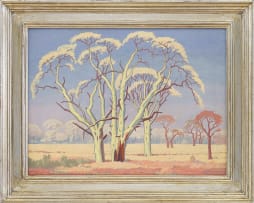 Jacob Hendrik Pierneef; Landscape with Fever Trees