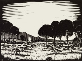 David Botha; Landscape with Trees