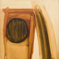 Aileen Lipkin; Abstract in Brown and Beige