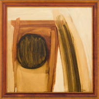 Aileen Lipkin; Abstract in Brown and Beige