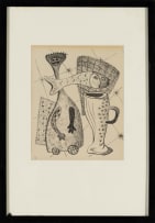 John Dronsfield; Abstract Composition with Figures and Pitcher