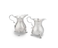 Edwardian silver creamer, William Aitken, Birmingham, 1909