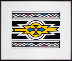 Esther Mahlangu; Untitled (2007)