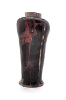 Ruan Hoffmann; Vase decorated with black and red