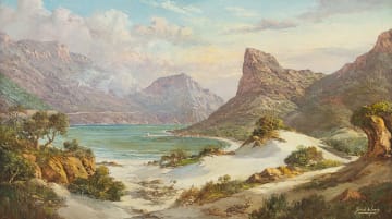 Gabriel de Jongh; Cape Coastal Landscape