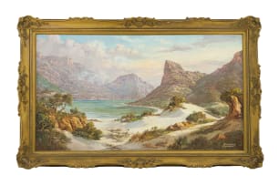 Gabriel de Jongh; Cape Coastal Landscape