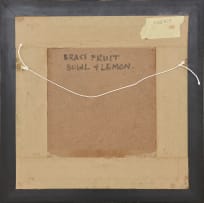 Diane McLean; Brass Fruit Bowl and Lemon