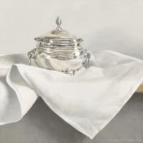 Diane McLean; Silver Sugar Pot I