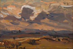 Adriaan Boshoff; Landscape with Clouds