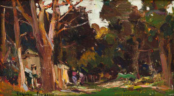 Adriaan Boshoff; Farm Shed and Trees