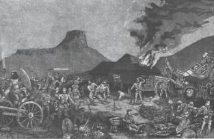 Johan Stegmann; Defeat at Isandlwana